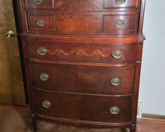 Mahogany with Inlay