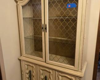 MCM White-Wash China Cabinet