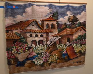 Hand Woven Peruvian Tapestry Wall Hanging