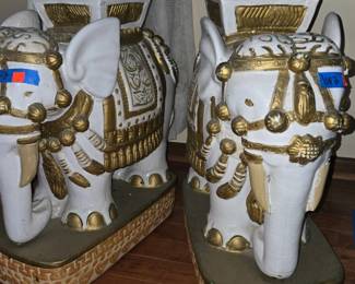 Vintage Elephant Garden Seats