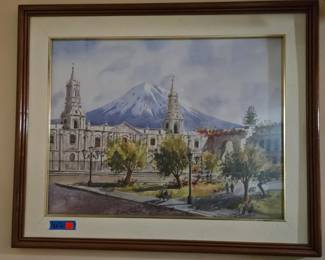 Original Peruvian Watercolor