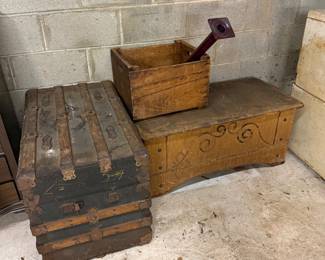 Antique trunks