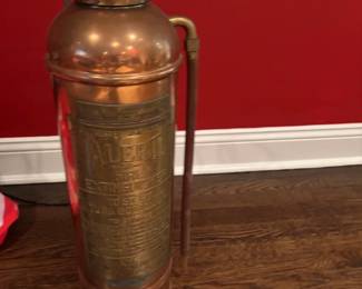 Brass Fire Extinguisher