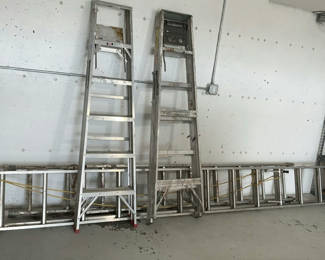 Lot 46: Four Aluminum Ladders