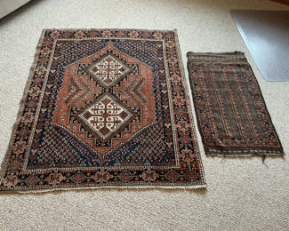 Lot 27: Two More Vintage, Persian Wool Area Rugs