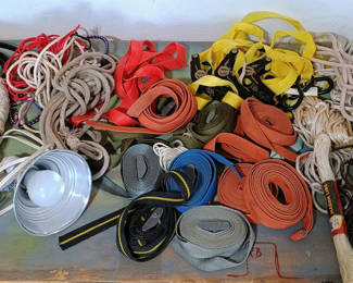 Lot 71: Assorted Ropes, Cords, Straps, and Cables