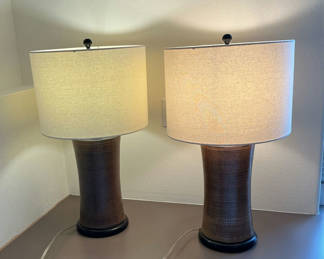 Lot 24: Pair of Matching Table Lamps