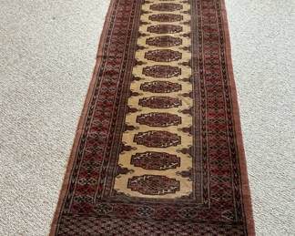 Lot 25: Wool Patterned Runner Rug