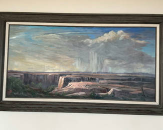 Lot 42: Signed Oil Landscape By John Vincent Mason