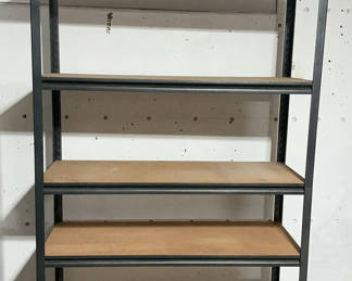Lot 15: 3 Metal Storage Shelving Units