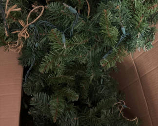 Lot 50: Artificial garland with Lights