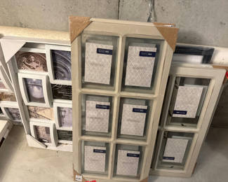 Lot 80: Nine-Opening Collage Photo Frames (4x6) in Light Frames