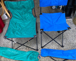 Lot 27: Folding Chairs with Carry Bags