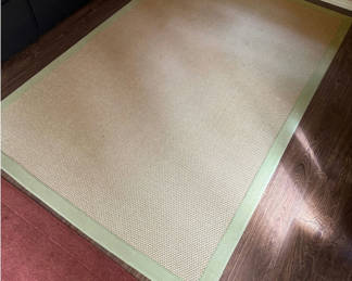 Lot 81: Jute Area Rug