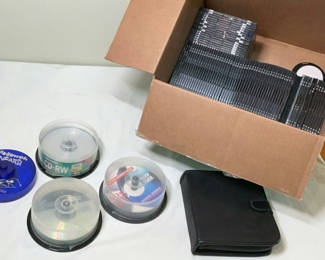 Lot 42: Blank CD’s And Jewel Cases
