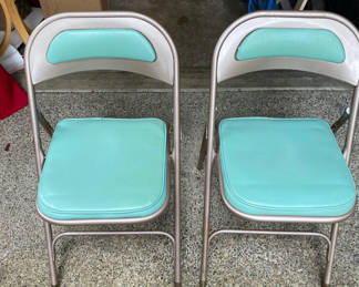 Lot 32: Folding Metal Chairs