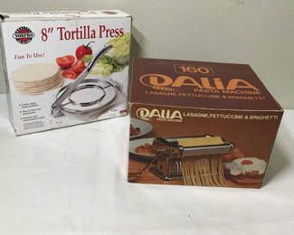 Lot 51: Pasta Maker, And Tortilla Press