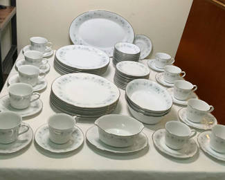 Lot 2: Noritake China “Inverness” Floral Pattern Service for 12