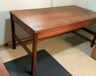 Lot 55: Solid Wood Office Table
