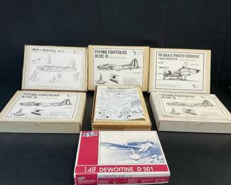 HiTech  Koster Model Airplane Kits Feat Dewoitine And F101AC Interceptor