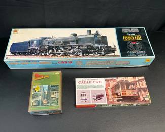 Model Trains feat. Japanese Modern Steam Locomotive