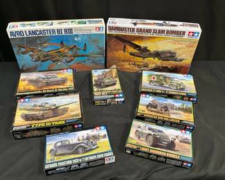 Model Kits From Tamiya feat. Dambuster Grand Slam Bomber