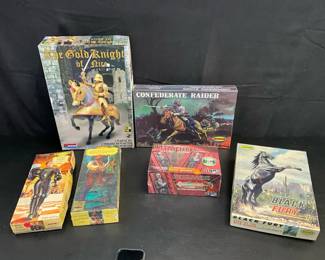 Assorted Fantasy Model Kits feat. Confederate Raider