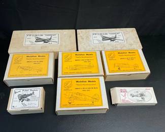 Vintage Model Planes feat. Medallion Models, Classic Casting Limited, and Merlin Models