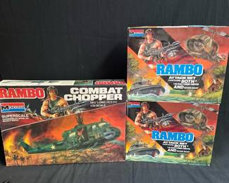 Monogram Rambo Combat Choppers