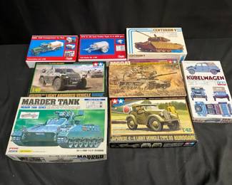 Assorted Model Kits feat. Marder Tank 