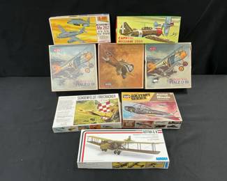 Assorted Model Airplane Brands Williams, JoHan, Aurora  More
