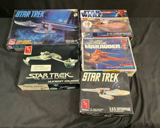 Star Trek and Star Wars Model Kits feat. CutAway U.S.S. Enterprise
