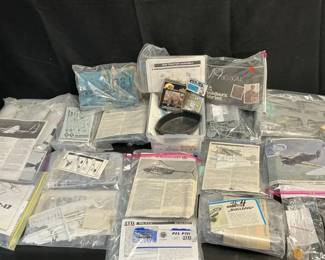 Mystery Bagged Aircraft Models, Parts,  Details