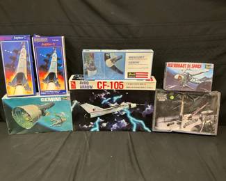 Space Craft Models Feat. Hobby Craft, Revell,  Glencoe Models