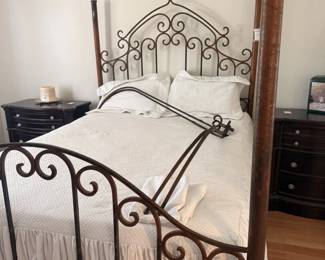 One of a kind Handmade Iron Canopy Bed