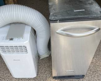 Trash, compactor and air conditioner