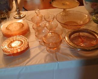 PINK DEPRESSION GLASS