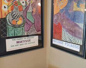 MATISSE/PICASSO MUSUEM POSTERS