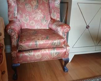 VINTAGE WING BACK CHAIR