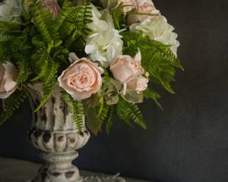 25.5 pink rose spray 
