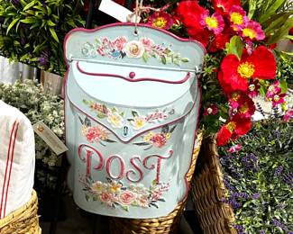 floral post box