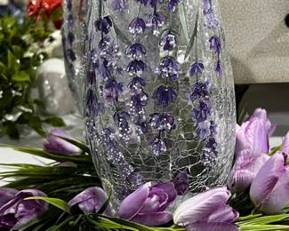 Purple Wysteria LED lamp  6hr on 8hrs off