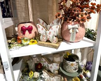 Butterflies and Candle holders