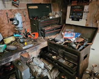 TOOLBOXES WITH TOOLS