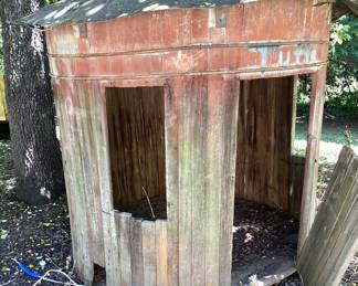 ANTIQUE RAILROAD WATER TOWER TOP