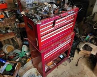 CRAFTSMAN TOOL CAB WITH TOOLS
