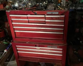 CRAFTSMAN TOOLBOX WITH TOOLS