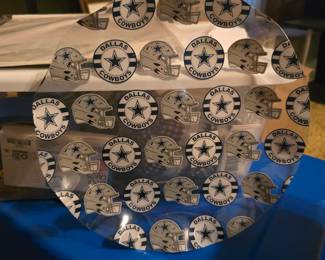 Dallas Cowboy serving tray