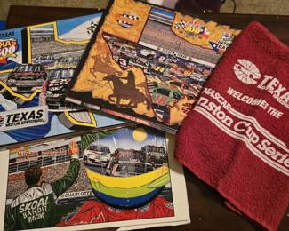 Inaugural Season program & towel from Texas Motor Speedway 1997