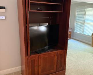 Cherry TV Cabinet Armoire